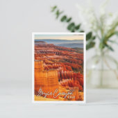 Schöne und landschaftliche Sicht auf Bryce Canyon  Postkarte (Stehend Vorderseite)