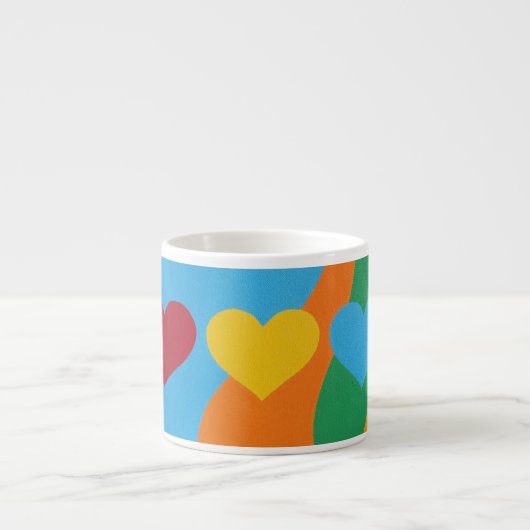 Schöne und lebendige Farben! Espresso-Tasse Espressotasse (Vorderseite)