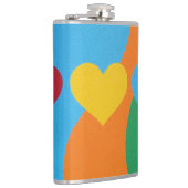 Schöne und lebendige Farben! Flask Flachmann (Rechts)