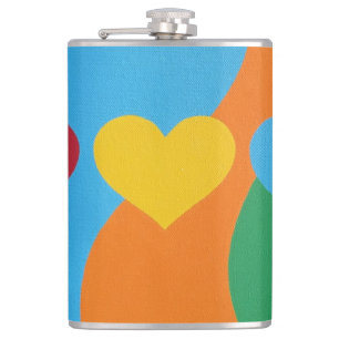 Schöne und lebendige Farben! Flask Flachmann