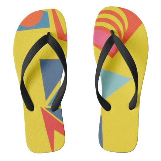 Schöne und lebendige Farben! Flip Flops Badesandalen (Fußbett)