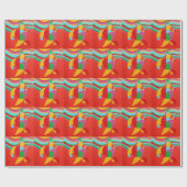 Schöne und lebendige Farben! Geschenkpapier (Flach)