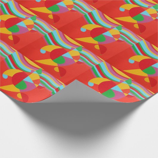 Schöne und lebendige Farben! Geschenkpapier (Ecke)