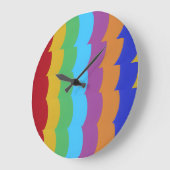 Schöne und lebendige Farben! Große Uhr (Winkel)