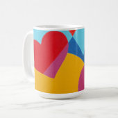 Schöne und lebendige Farben! Kaffeetasse (Vorderseite Links)