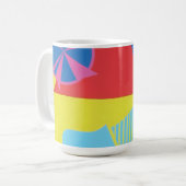 Schöne und lebendige Farben! Kaffeetasse (Vorderseite Links)