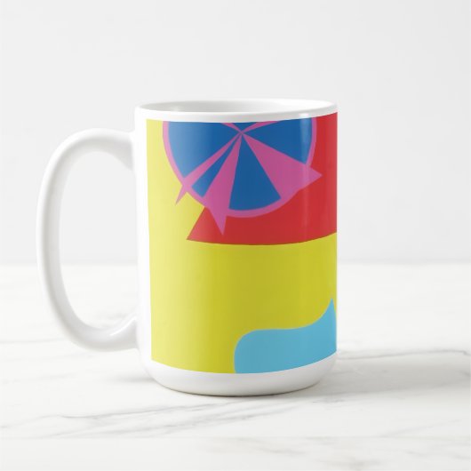Schöne und lebendige Farben! Kaffeetasse (Links)