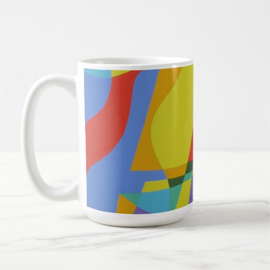 Schöne und lebendige Farben! Kaffeetasse (Links)