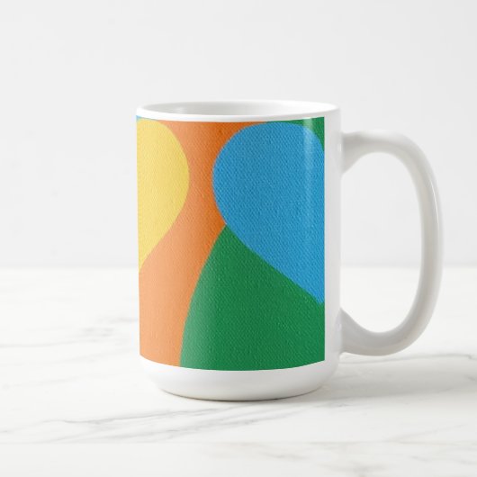 Schöne und lebendige Farben! Kaffeetasse (Rechts)