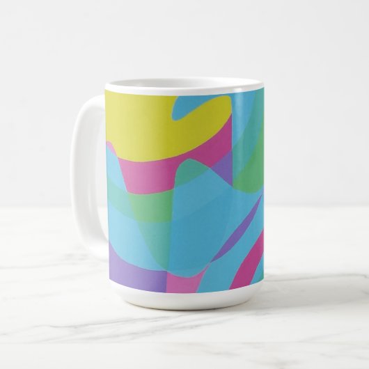 Schöne und lebendige Farben! Kaffeetasse (Vorderseite Links)