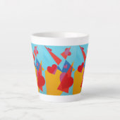 Schöne und lebendige Farben! Latte-Mug Milchtasse (Vorderseite)