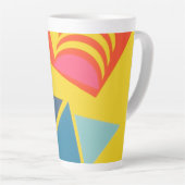 Schöne und lebendige Farben! Latte-Mug Milchtasse (Rechte Ecke)