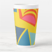 Schöne und lebendige Farben! Latte-Mug Milchtasse (Vorderseite)