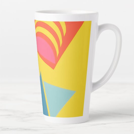 Schöne und lebendige Farben! Latte-Mug Milchtasse (Rechts)