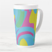 Schöne und lebendige Farben! Latte-Mug Milchtasse (Rechte Ecke)