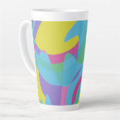 Schöne und lebendige Farben! Latte-Mug Milchtasse (Linke Ecke)