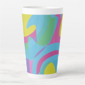 Schöne und lebendige Farben! Latte-Mug Milchtasse (Vorderseite)