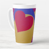 Schöne und lebendige Farben! Latte-Mug Milchtasse (Linke Ecke)