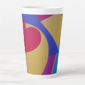 Schöne und lebendige Farben! Latte-Mug Milchtasse (Vorderseite)