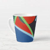 Schöne und lebendige Farben! Latte-Tasse Milchtasse (Linke Ecke)