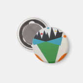 Schöne und lebendige Farben! Magnet (Vorderseite/Rückseite)