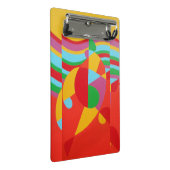 Schöne und lebendige Farben! Mini Klemmbrett (Schrägansicht)