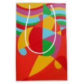 Schöne und lebendige Farben! Mittlere Geschenktüte (Vorderseite)
