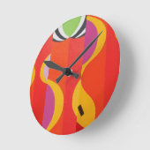 Schöne und lebendige Farben! Runde Uhr (Winkel)