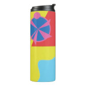 Schöne und lebendige Farben! Thermobecher Thermosbecher (Nach links gedreht)