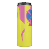 Schöne und lebendige Farben! Thermobecher Thermosbecher (Rückseite)