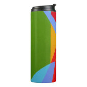 Schöne und lebendige Farben! Thermobecher Thermosbecher (Nach links gedreht)