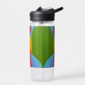 Schöne und lebendige Farben! Wasserflasche Trinkflasche (Links)