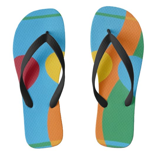 Schöne und leuchtende Farben! Flip Flops Badesandalen (Fußbett)