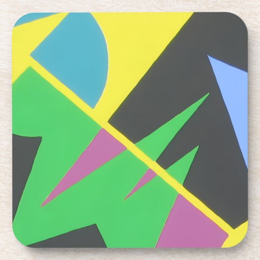 Schöne und leuchtende Farben! Getränkeuntersetzer (Vorderseite)