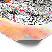 Schöne und magische Fee Queen Poster (Ecke)