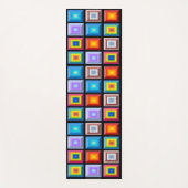 Schöne und mehrfarbige geometrische Abstrakte Kuns Yogamatte (Vorderseite)