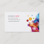 Schöne und moderne Visitenkarte (Rückseite)