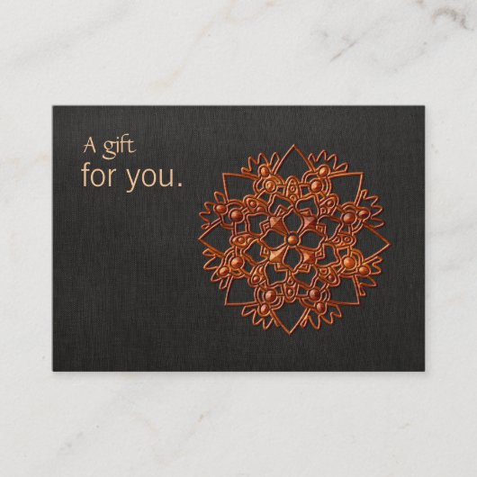 Schöne und natürliche Wellness Lotus - Geschenkgut Rabattkarte (Vorderseite)