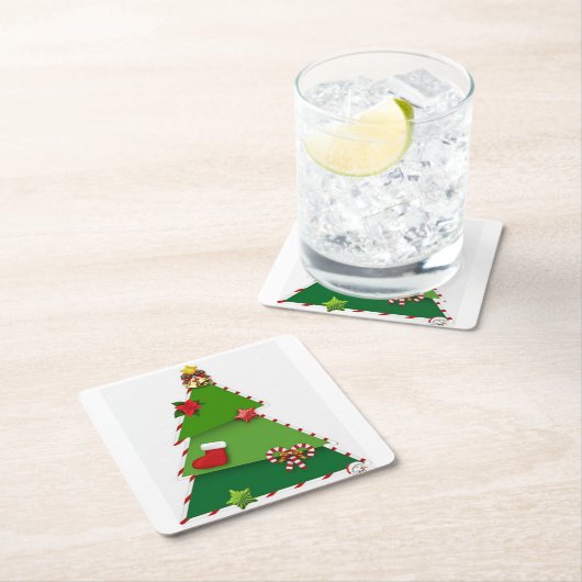 SCHÖNE UND NIEDLICHE CHRISTMAS BAUM UNTERSETZER (Vor Ort)