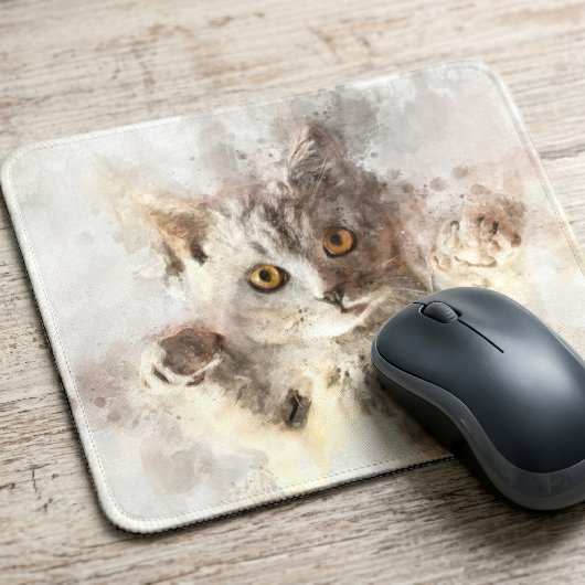 Schöne und niedliche Kätzchenfarbe Mousepad