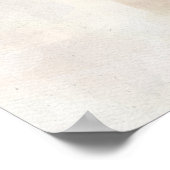 Schöne und niedliche Kätzchenfarbe Poster (Ecke)