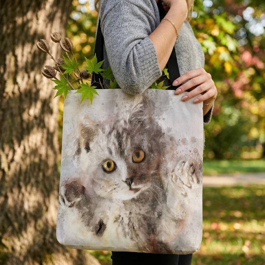 Schöne und niedliche Kätzchenfarbe Tasche