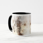 Schöne und niedliche Kätzchenfarbe Tasse (Vorderseite Links)