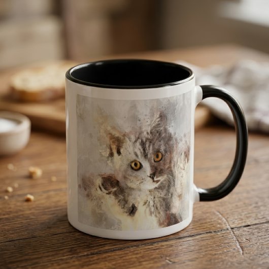Schöne und niedliche Kätzchenfarbe Tasse