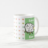 Schöne und Niedliche Liebe Kaffeetasse (VorderseiteRechts)