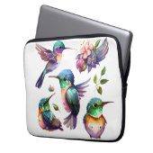 Schöne und Niedliche Vögel für Vogelliebhaber Laptopschutzhülle (Vorderseite Links)