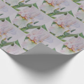 Schöne und zarte Blume Geschenkpapier (Ecke)