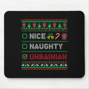 Schöne Ungezogene Ukrainische Hässliche Weihnachte Mousepad