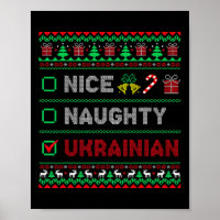 Schöne Ungezogene Ukrainische Hässliche Weihnachte