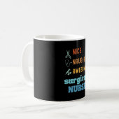 Schöne, unheimlich Phantastische chirurgische Kran Kaffeetasse (Vorderseite Links)